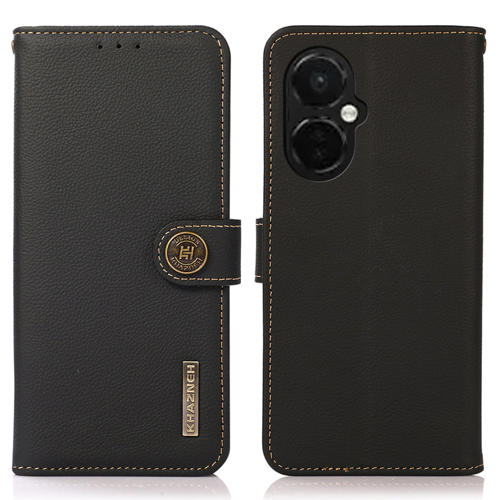 KHAZNEH For OnePlus Nord CE 3 Lite 5G Nord N30 5G RFID Blocking Phone Wallet Case Genuine Leather Stand Phone Cover KHAZNEH For OnePlus Nord CE 3 Lite 5G Nord N30 5G RFID Blocking Phone Wallet Case Genuine Leather Stand Phone Cover
